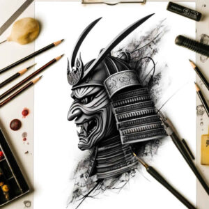 warriors-asia tattoo design ideas classic motifs silent warrior for inner arm