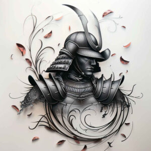 warriors-asia tattoo design ideas Realism high-resolution tattoo silent warrior for nape