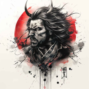 warriors-asia tattoo design ideas deep blacks tattoo discipline for behind ear