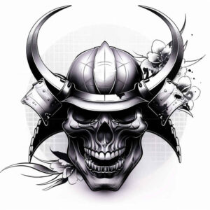 warriors-asia tattoo design ideas vivid gradients zen energy perseverance and power