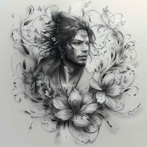 warriors-asia tattoo design ideas Realism anatomical accuracy zen energy perseverance and power