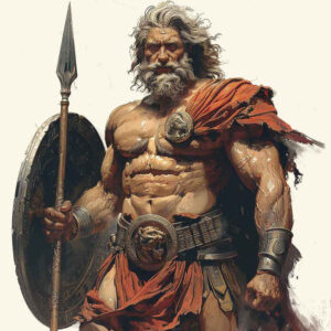 warrior-strength-symbol-realism-dimensional-ink-for-upper-back – tattoo design ideas free ai generated – Gallery: warriors-greece-inkby-ai