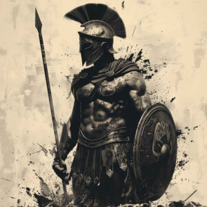warrior-honor-motif-for-men-neotraditional-artful-color-for-upper-arm – tattoo design ideas free ai generated – Gallery: warriors-greece-inkby-ai