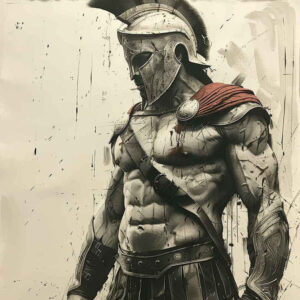 warrior-with-sword-neotraditional-layered-fill-for-foot – tattoo design ideas free ai generated – Gallery: warriors-greece-inkby-ai
