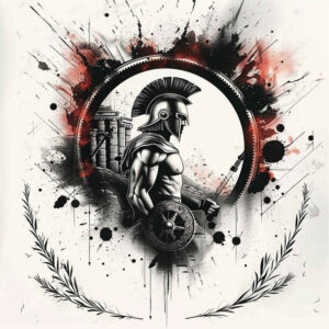 warrior-with-armor-neotraditional-modern-classic-for-arm – tattoo design ideas free ai generated – Gallery: warriors-greece-inkby-ai
