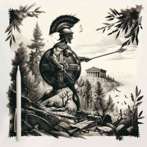spartan-in-motion-realism-transparent-layer-for-side-torso – tattoo design ideas free ai generated – Gallery: warriors-greece-inkby-ai