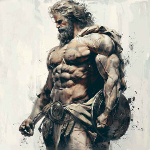 warriors-greece tattoo design ideas Surrealism shimmering forms battle discipline for behind ear
