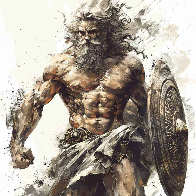 warriors-greece tattoo design ideas Realism realistic dimension Roman gladiator for upper chest