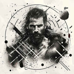 warriors-greece tattoo design ideas refined color palette warrior hero for foot