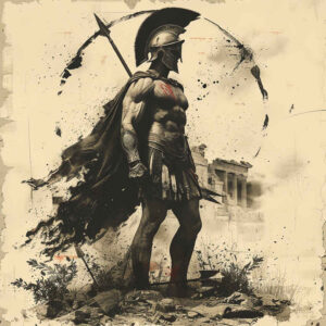 warriors-greece tattoo design ideas classic motifs warrior hero perseverance and power