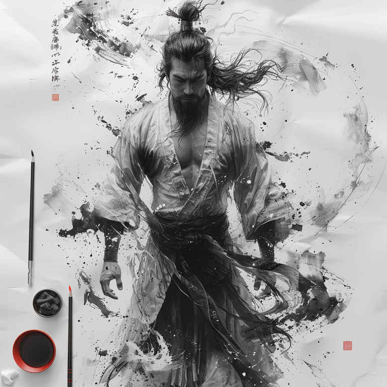 warriors-neotraditional-expressive-color-for-full-back – tattoo design ideas free ai generated – Gallery: warriors-inkby-ai