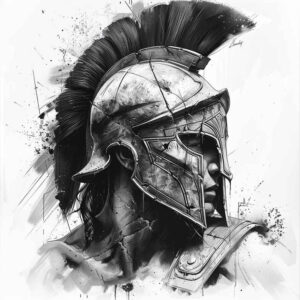 spartan-history-and-strength-motif-realism-tactile-shading-for-upper-arm – tattoo design ideas free ai generated – Gallery: warriors-inkby-ai