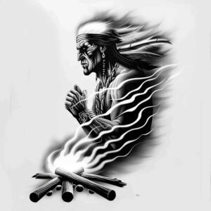 honor-symbol-tattoo-realism-gentle-shadow-for-scapula – tattoo design ideas free ai generated – Gallery: warriors-native-american-inkby-ai