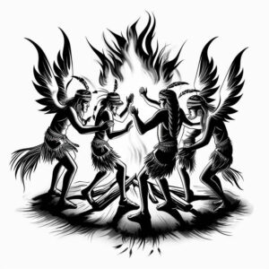 honor-symbol-tattoo-surrealism-floating-elements-for-upper-thigh – tattoo design ideas free ai generated – Gallery: warriors-native-american-inkby-ai