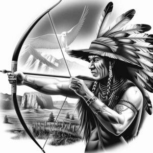 harmony-motif-tattoo-surrealism-otherworldly-for-behind-ear – tattoo design ideas free ai generated – Gallery: warriors-native-american-inkby-ai
