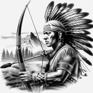 for-women-surrealism-shadow-play-for-temple – tattoo design ideas free ai generated – Gallery: warriors-native-american-inkby-ai