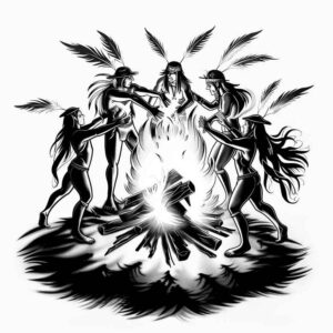 life-motif-tattoo-neotraditional-bold-texture-for-thigh – tattoo design ideas free ai generated – Gallery: warriors-native-american-inkby-ai