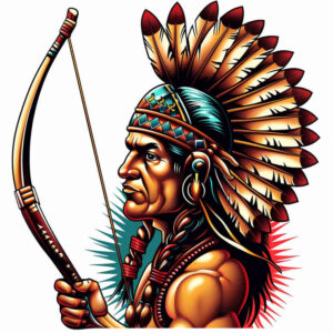 strength-symbol-tattoo-realism-inner-glow-for-thigh – tattoo design ideas free ai generated – Gallery: warriors-native-american-inkby-ai