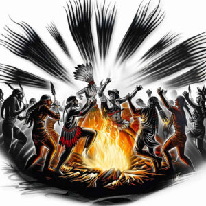 warriors-native-american tattoo design ideas dreamlike ancestral echo for lower arm