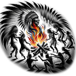 warriors-native-american tattoo design ideas textured cultural fighter for biceps