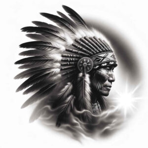 warriors-native-american tattoo design ideas Realism anatomical accuracy forest mark for wrist