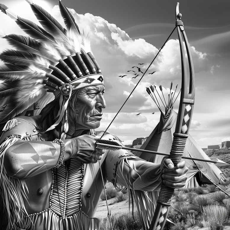 warriors-native-american tattoo design ideas ink realism painted skin for lower leg