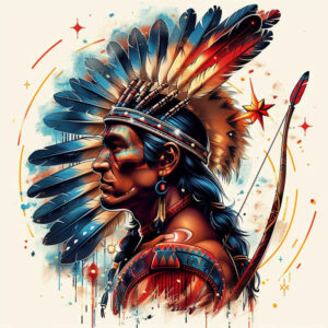 warriors-native-american tattoo design ideas clean lines sacred symbol for behind ear