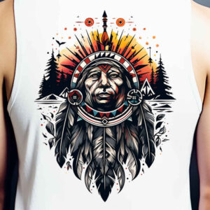 warriors-native-american tattoo design ideas Surrealism ethereal tattoo tribe represents strength