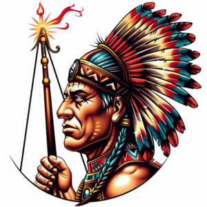warriors-native-american tattoo design ideas modern classic totem strength for back shoulder