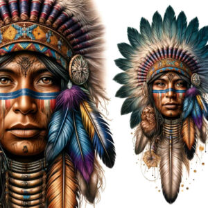 mystical-motif-tattoo-realism-realistic-movement-for-neck – tattoo design ideas free ai generated – Gallery: warriors-native-american-inkby-ai
