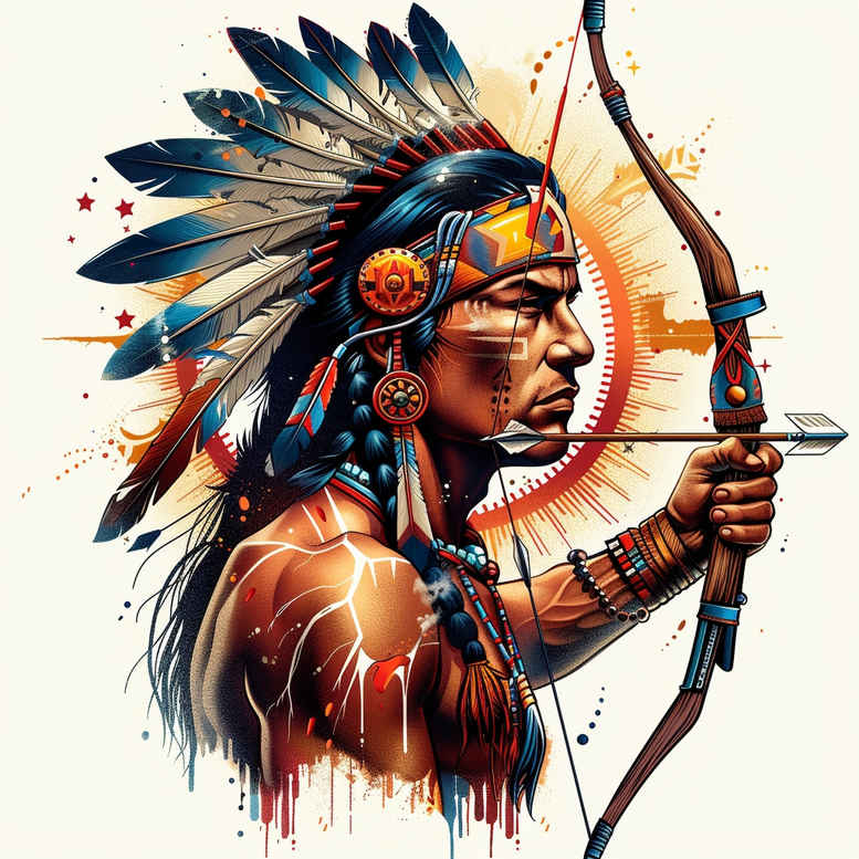 shadow-and-light-tattoo-surrealism-impossible-forms-for-upper-back – tattoo design ideas free ai generated – Gallery: warriors-native-american-inkby-ai