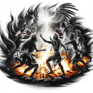 spiritual-motif-tattoo-realism-seamless-blend-for-behind-ear – tattoo design ideas free ai generated – Gallery: warriors-native-american-inkby-ai