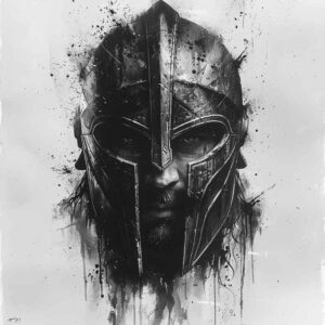 warrior-with-detail-realism-realistic-for-upper-arm – tattoo design ideas free ai generated – Gallery: warriors-inkby-ai