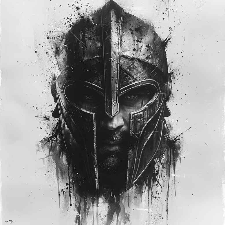 warrior-with-detail-realism-realistic-for-upper-arm – tattoo design ideas free ai generated – Gallery: warriors-inkby-ai