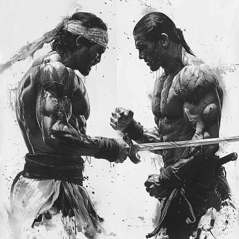 spartan-with-battle-motif-neotraditional-layered-fill-for-arm – tattoo design ideas free ai generated – Gallery: warriors-inkby-ai