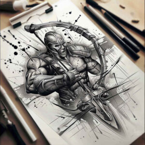 knights-neotraditional-layered-shading-for-shoulder – tattoo design ideas free ai generated – Gallery: warriors-inkby-ai