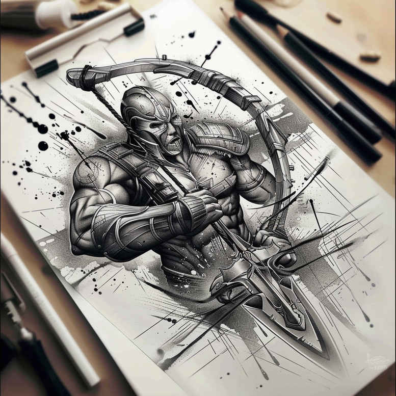 knights-neotraditional-layered-shading-for-shoulder – tattoo design ideas free ai generated – Gallery: warriors-inkby-ai