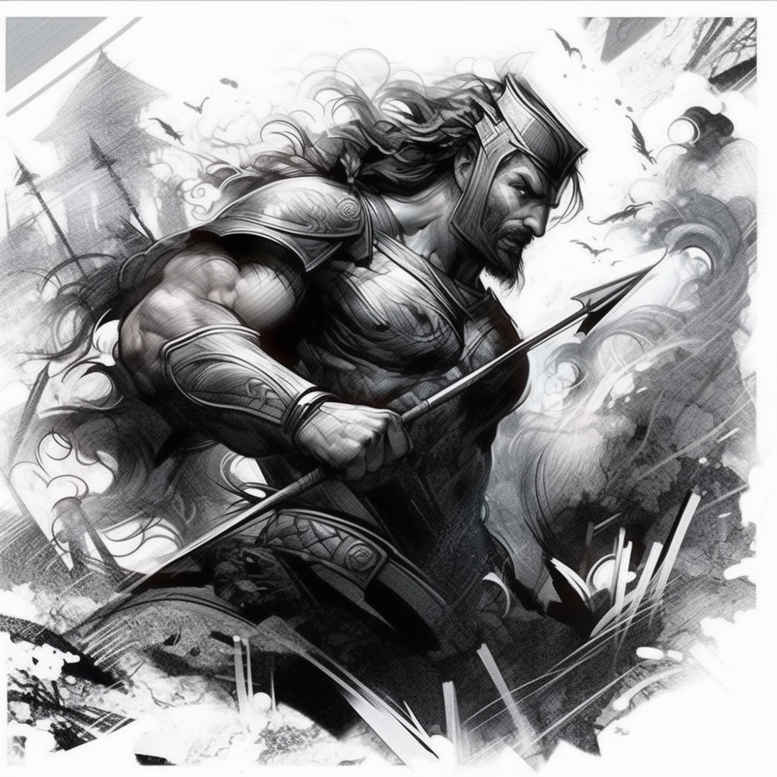warrior-shadow-and-light-neotraditional-refined-lines-for-triceps – tattoo design ideas free ai generated – Gallery: warriors-inkby-ai