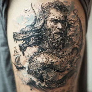warriors-surrealism-metaphysical-for-upper-shoulder – tattoo design ideas free ai generated – Gallery: warriors-inkby-ai