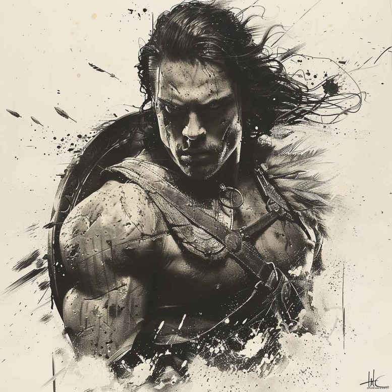 knight-with-shield-realism-true-to-life-for-back-shoulder – tattoo design ideas free ai generated – Gallery: warriors-inkby-ai