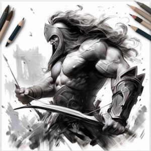warrior-in-motion-neotraditional-enhanced-shading-for-full-back – tattoo design ideas free ai generated – Gallery: warriors-inkby-ai