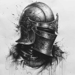 warriors tattoo design ideas Realism real shadows ancient power shows resilience