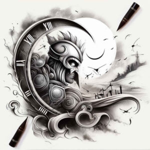 warriors tattoo design ideas refined contrast legacy strength for shin