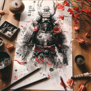 warriors tattoo design ideas Realism living skin shield ink for chest