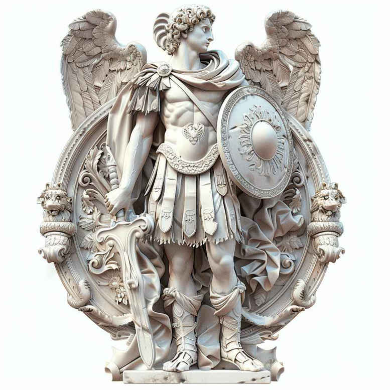 warriors tattoo design ideas Surrealism shimmering forms tattoo strength for upper shoulder