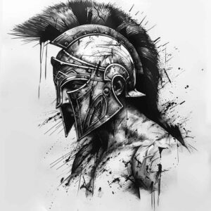 warrior-perseverance-motif-neotraditional-classic-motifs-for-behind-ear – tattoo design ideas free ai generated – Gallery: warriors-inkby-ai