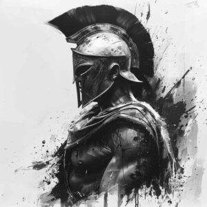 knight-courage-symbol-neotraditional-enhanced-shading-for-calf – tattoo design ideas free ai generated – Gallery: warriors-inkby-ai