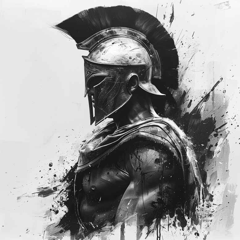 knight-courage-symbol-neotraditional-enhanced-shading-for-calf – tattoo design ideas free ai generated – Gallery: warriors-inkby-ai