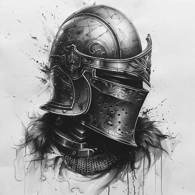 spartan-with-symbol-surrealism-beyond-reality-for-shoulder-blade – tattoo design ideas free ai generated – Gallery: warriors-inkby-ai