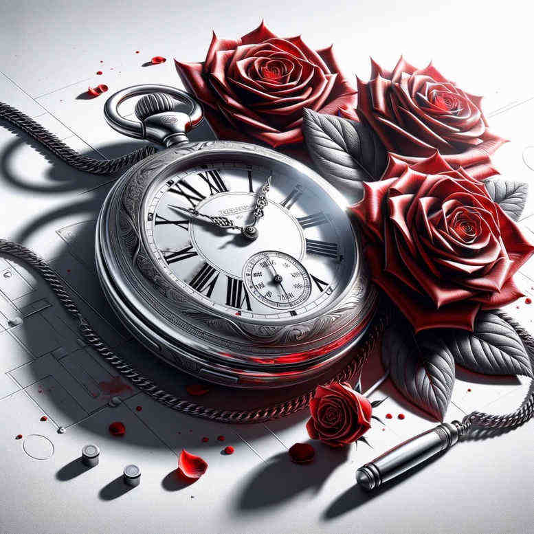 time-in-motion-realism-refined-lines-for-nape – tattoo design ideas free ai generated – Gallery: watches-hourglass-inkby-ai